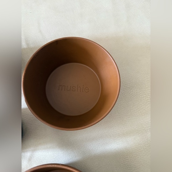Mushie set of plates, cup, and bowls. - Picture 5 of 10